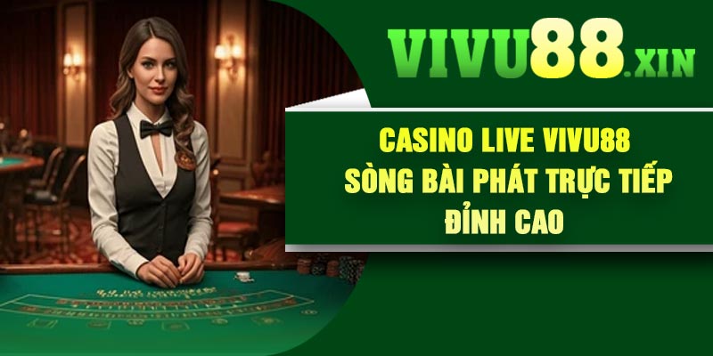Casino Live Vivu88 – Sòng Bài Phát Trực Tiếp Đỉnh Cao